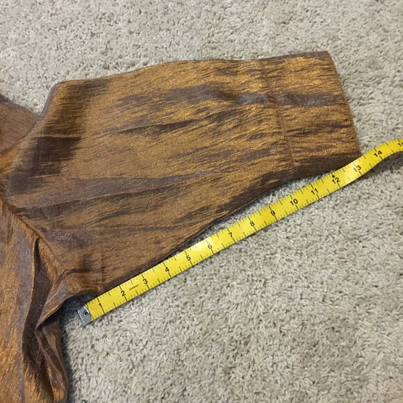 Vintage Coldwater Creek Golden Brown Button Down Shirt - Picture 16 of 16